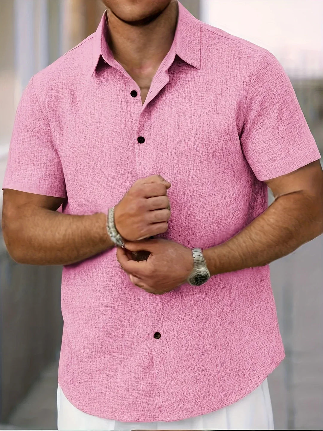 Adrien | Chemise légère à manches courtes en