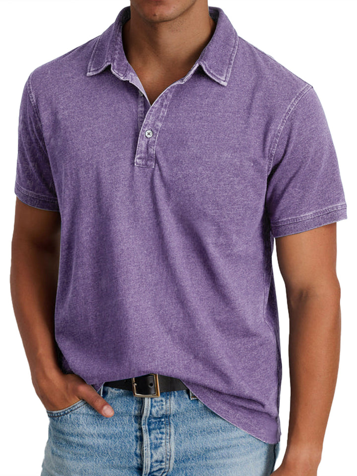 Édouard | Polo avec collier pour hommes