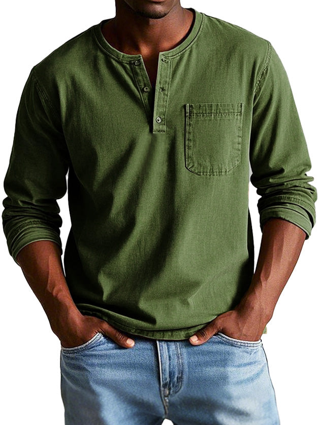 Philippe | Chemise Vintage à Manches Longues
