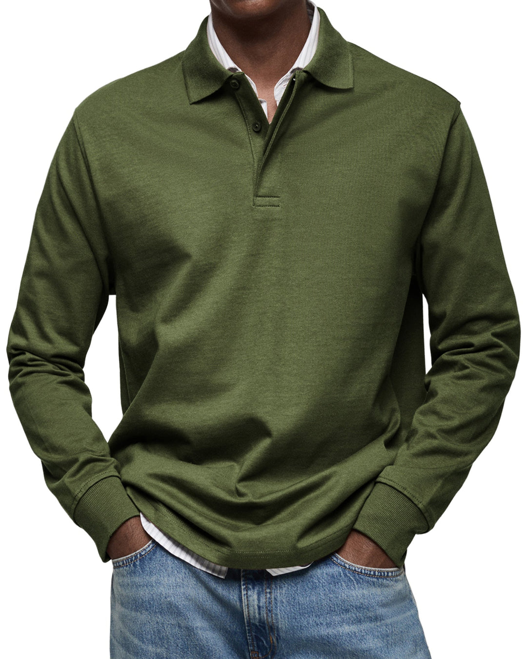 Anthony | Chemise Poloshirt Casual à Manches