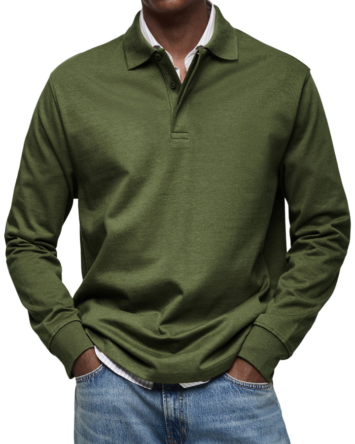 Anthony | Chemise Poloshirt Casual à Manches