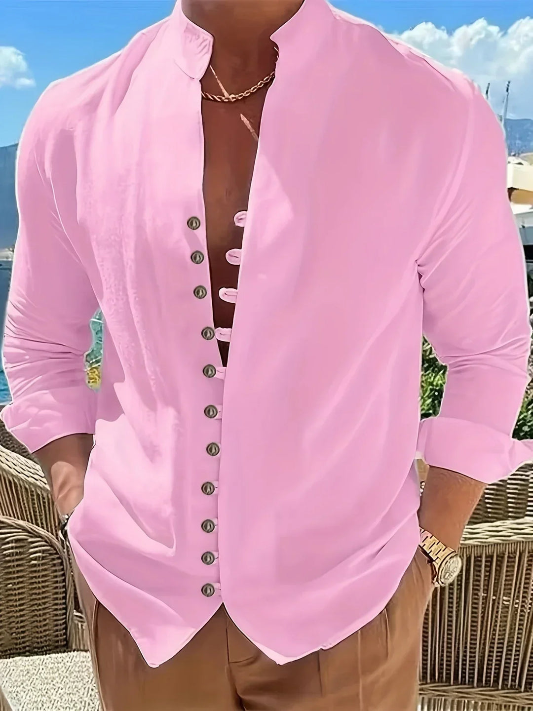 Bruno | Chemise légère en coton à manches