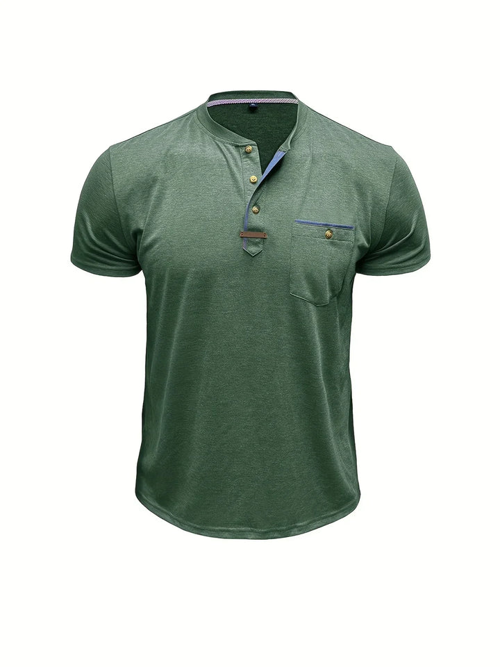 Geoffroy | T-shirt col rond élégant avec