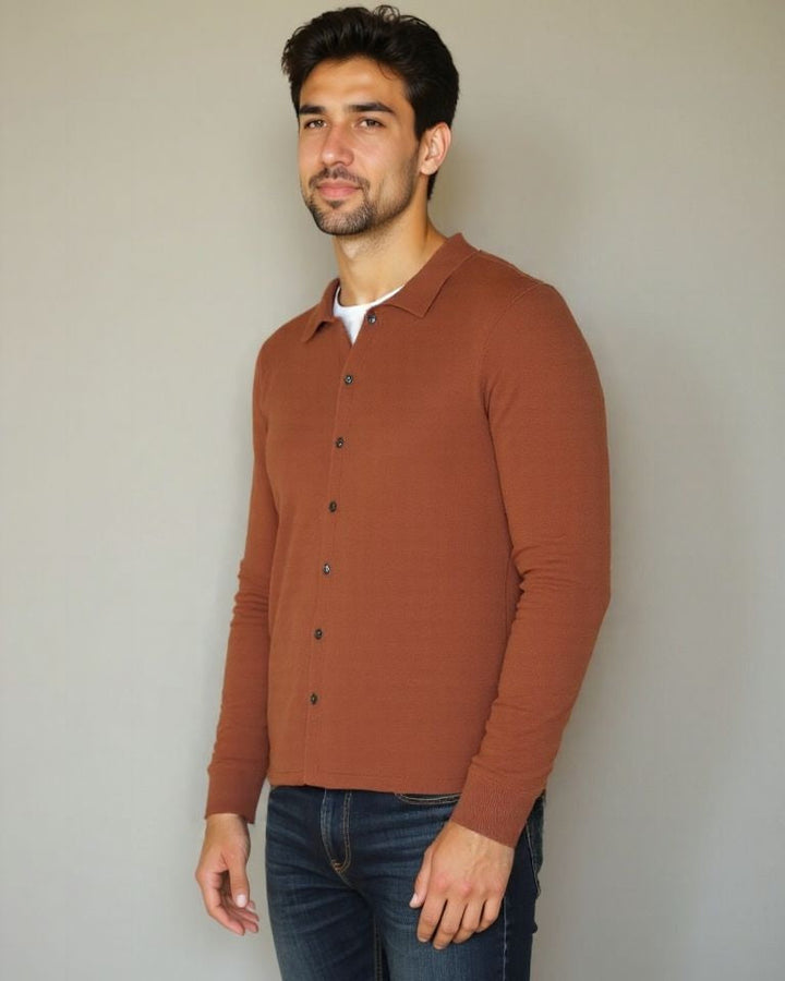 Adam | Cardigan Polo