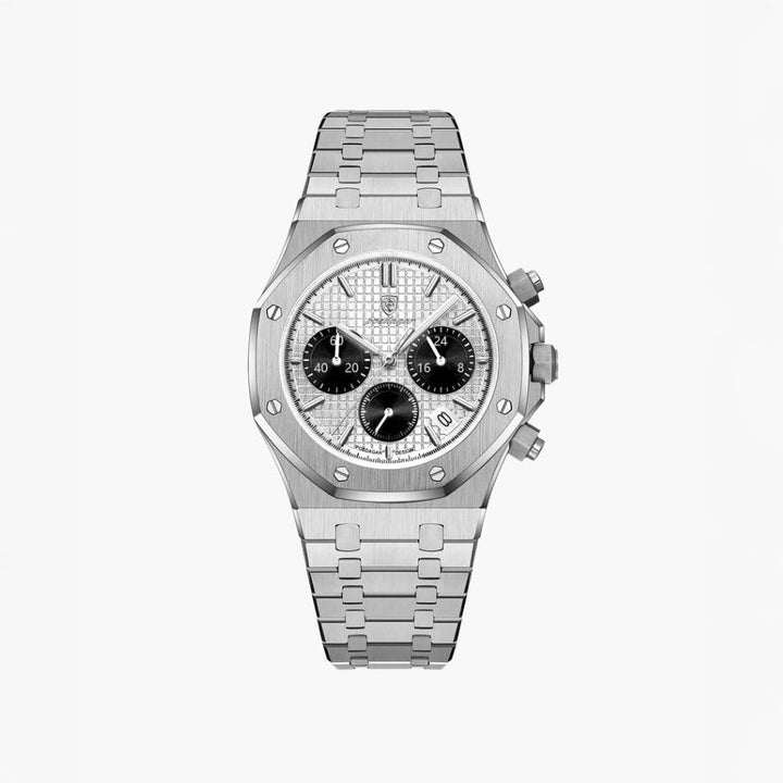 Aegion | Chronographe Moderne en Acier