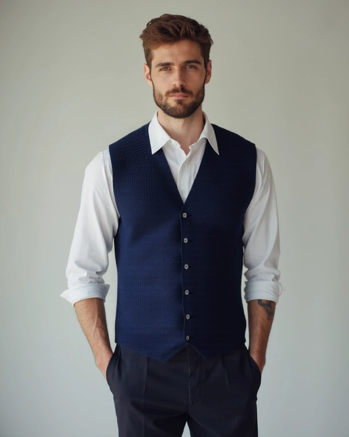 Andreas | Gilet en Laine
