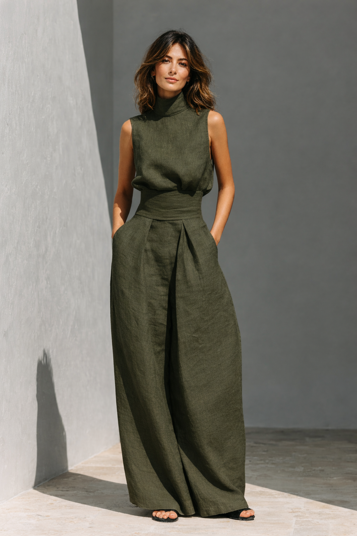 Liliane | Ensemble en Lin chic