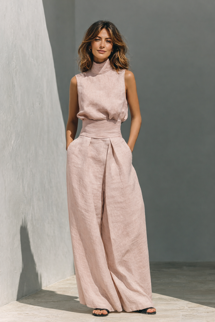 Liliane | Ensemble en Lin chic