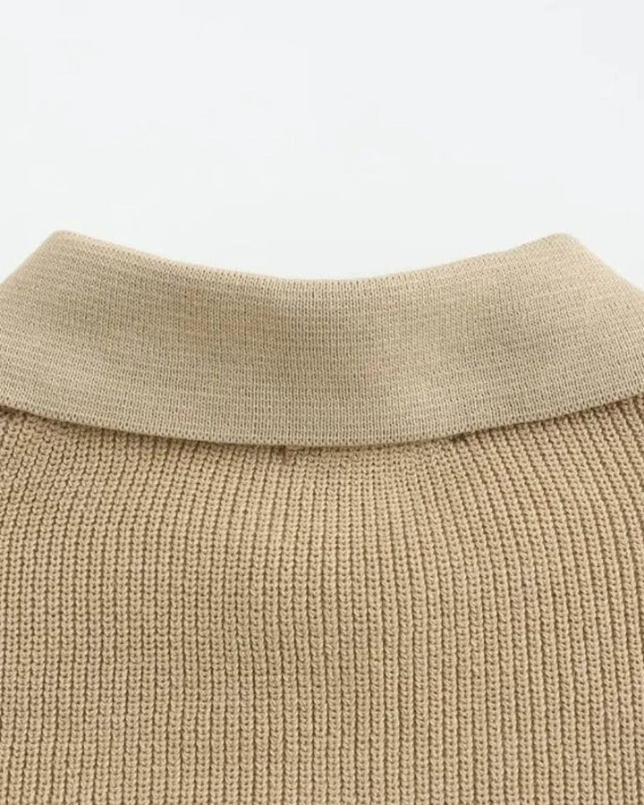 David | Pull Polo avec Zip