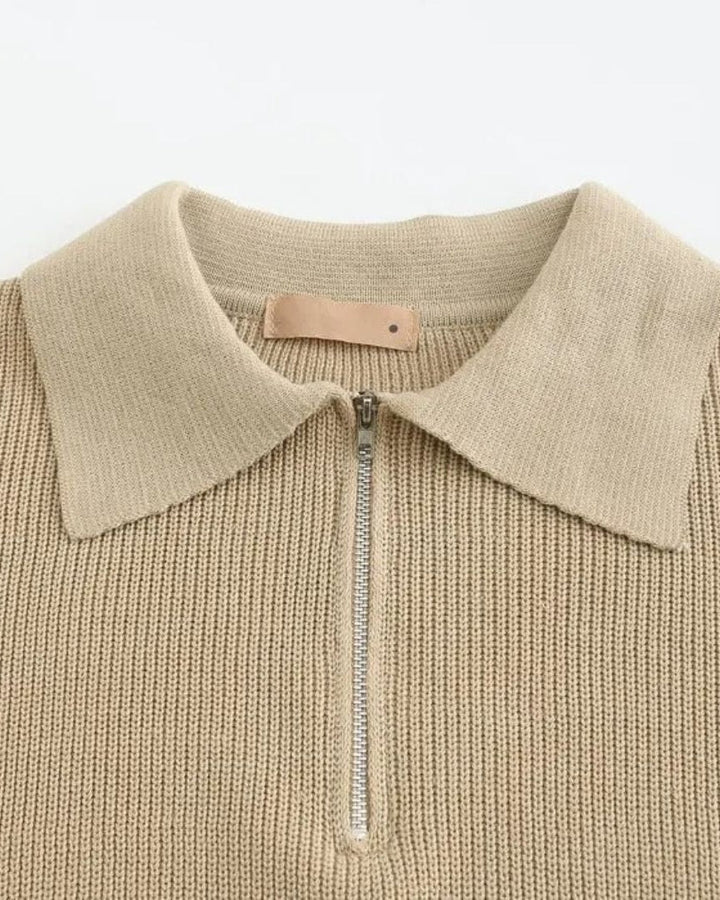 David | Pull Polo avec Zip