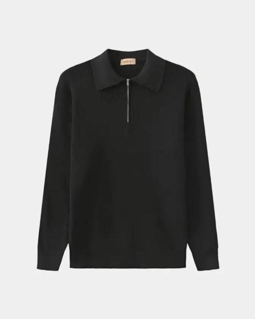 David | Pull Polo avec Zip