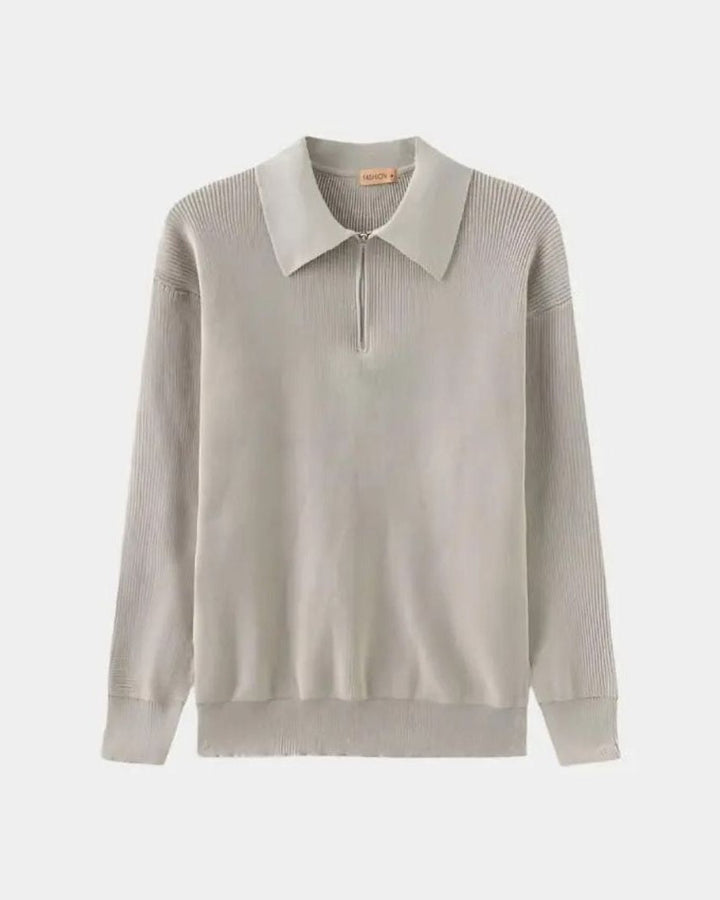 David | Pull Polo avec Zip