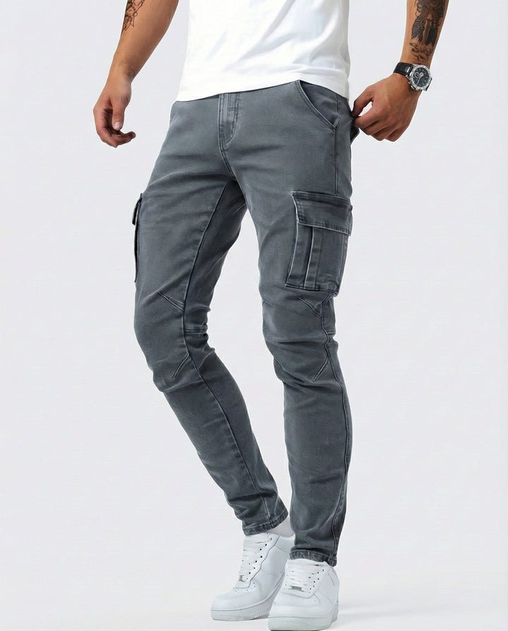 Jean | Pantalon Cargo Élastique