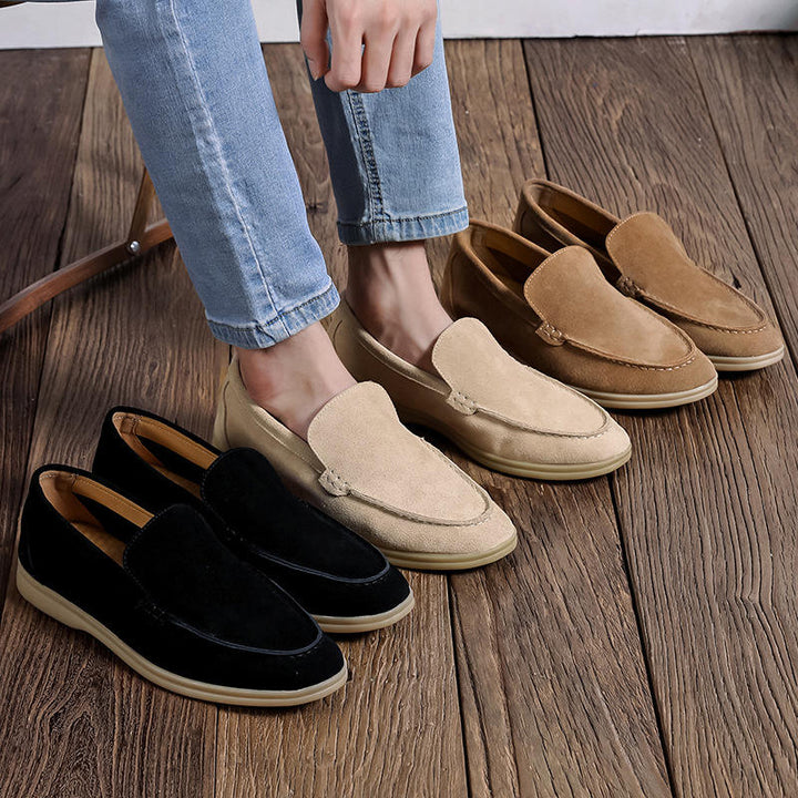 Vivien | Mocassins en daim