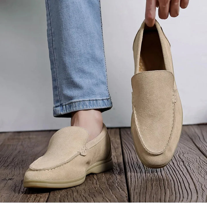 Vivien | Mocassins en daim