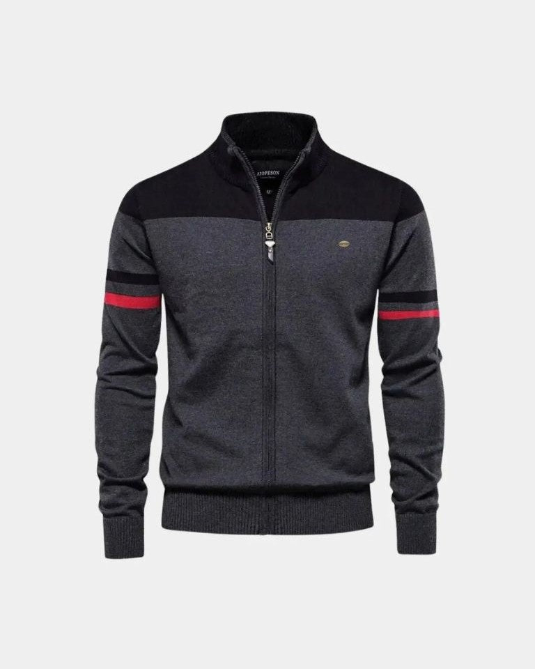 Mathias | Cardigan zippé