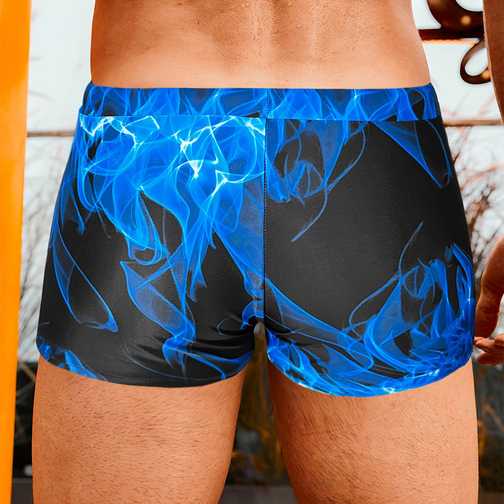 Ryan | Short de Bain Blue Flame