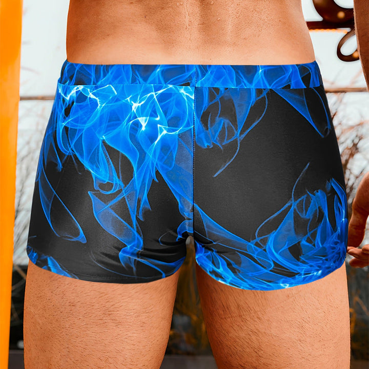 Ryan | Short de Bain Blue Flame