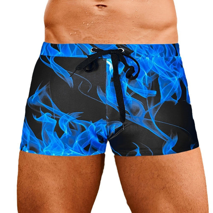 Ryan | Short de Bain Blue Flame