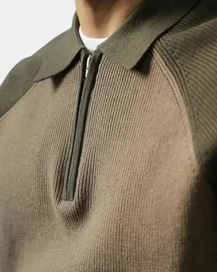 Peter | Sweatshirt avec Fermeture Éclair et