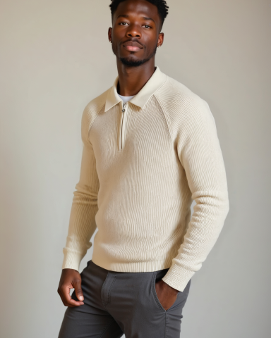 Peter | Sweatshirt avec Fermeture Éclair et