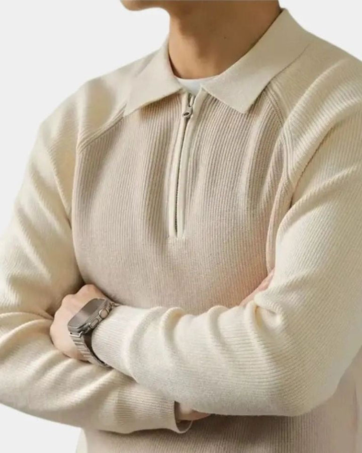 Peter | Sweatshirt avec Fermeture Éclair et