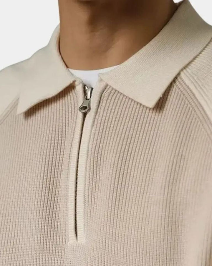 Peter | Sweatshirt avec Fermeture Éclair et