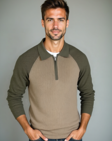 Peter | Sweatshirt avec Fermeture Éclair et