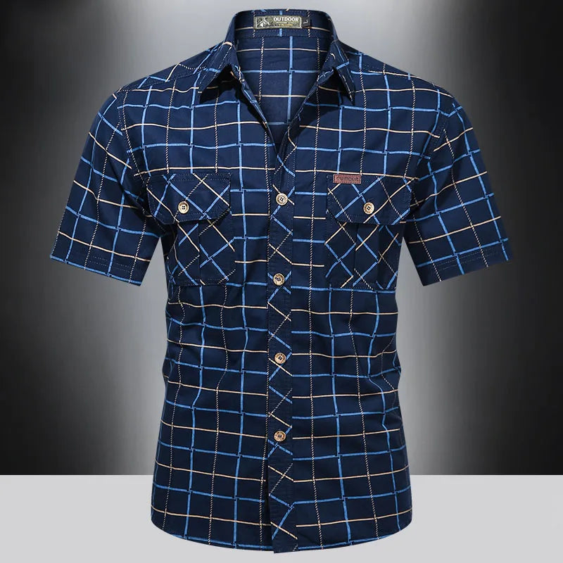 Cédric | Chemise élégante à manches courtes à