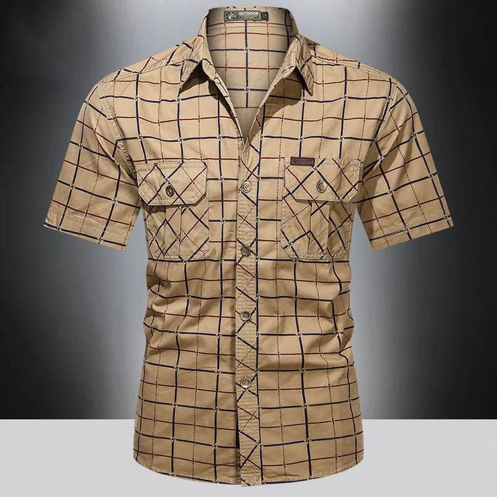 Cédric | Chemise élégante à manches courtes à