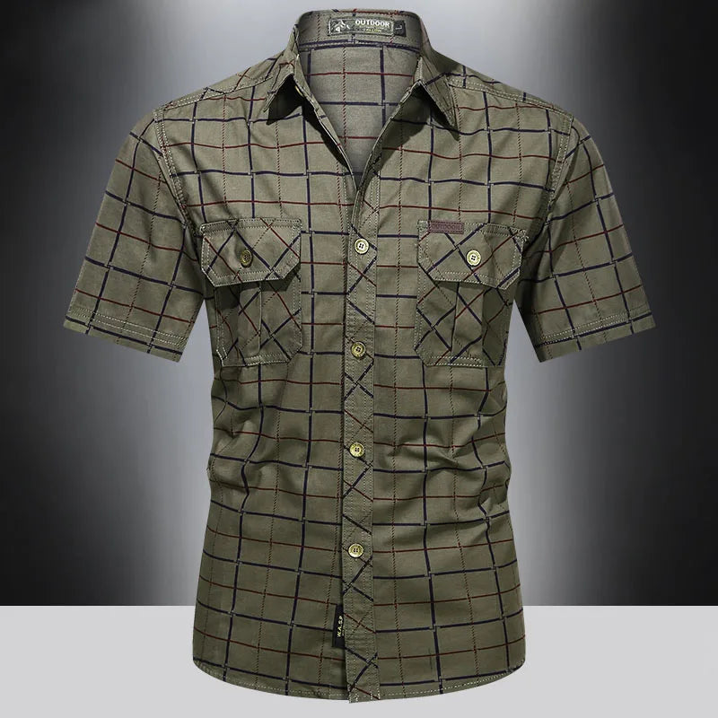 Cédric | Chemise élégante à manches courtes à