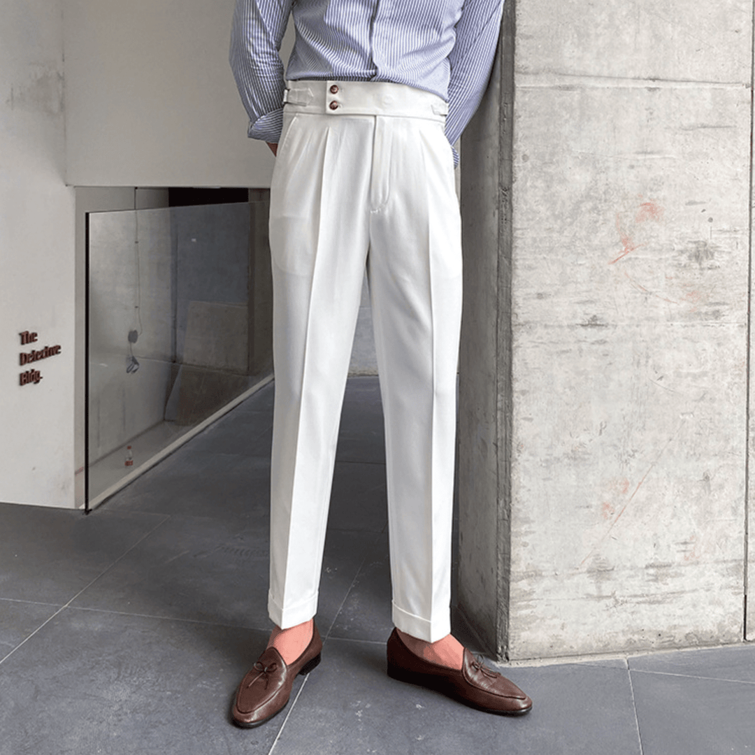 Edward | Pantalons Taille Haute Élégants