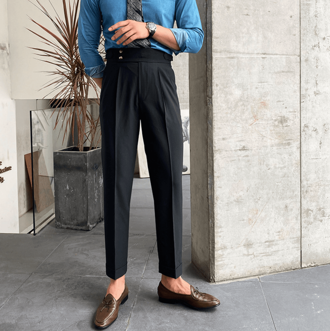 Edward | Pantalons Taille Haute Élégants