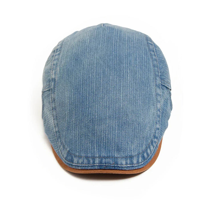 Cyprien | Casquette plate premium en denim