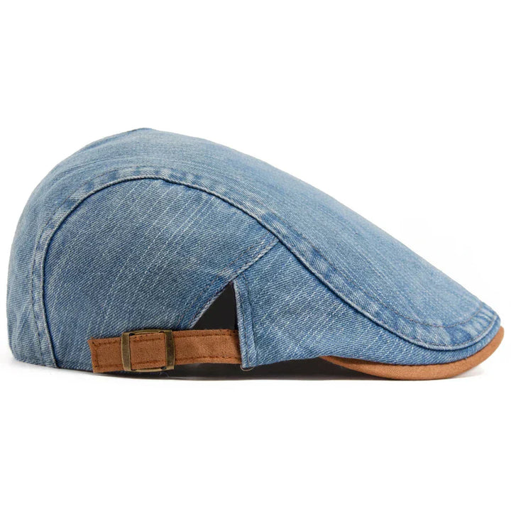 Cyprien | Casquette plate premium en denim