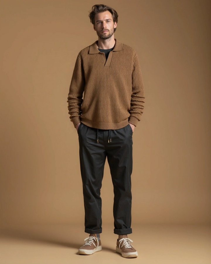 Thomas | Cardigan en Bloc de Couleur
