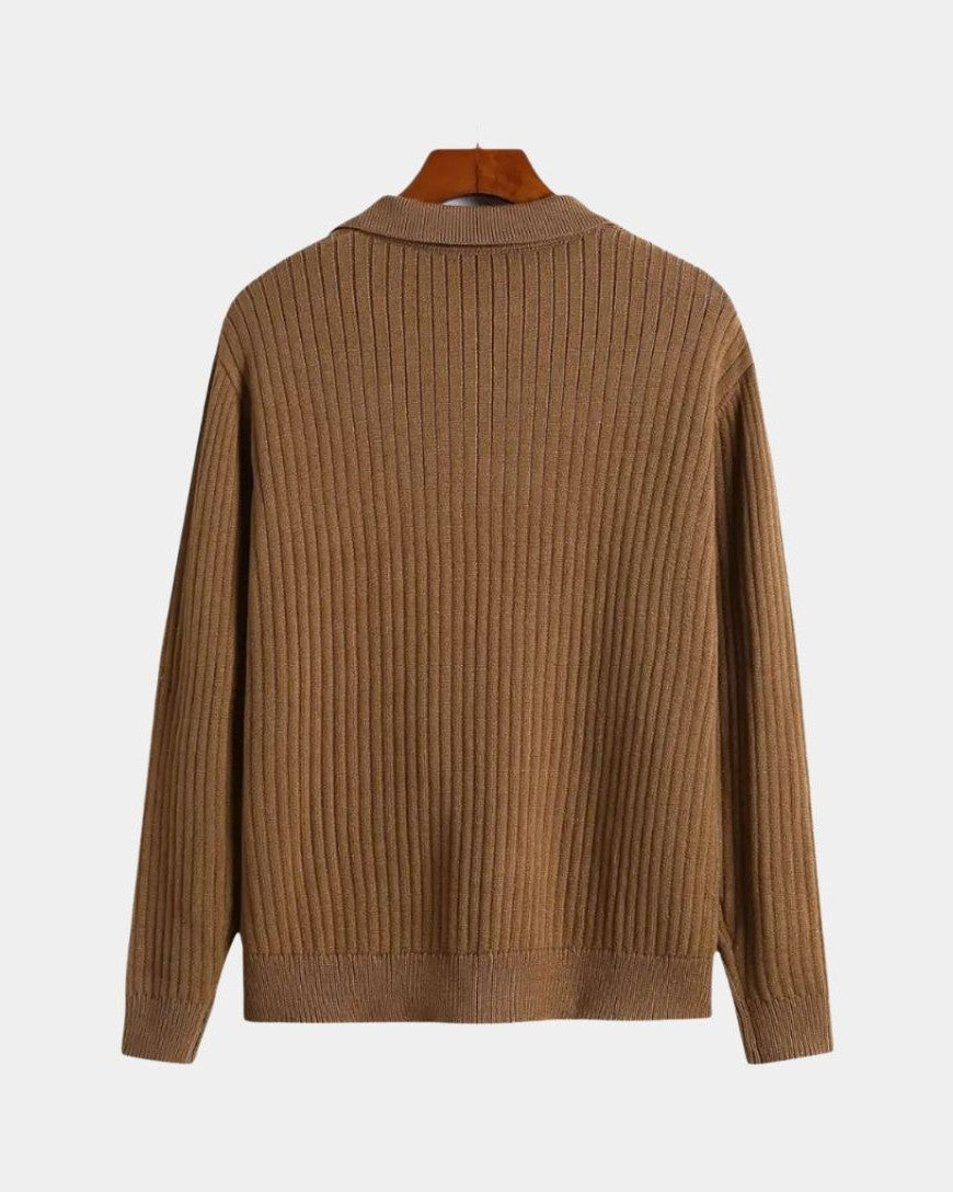 Thomas | Cardigan en Bloc de Couleur