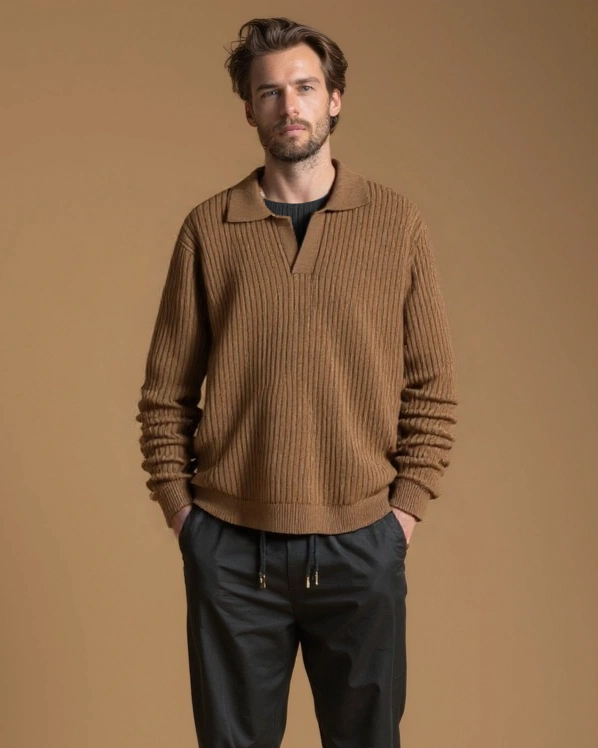 Thomas | Cardigan en Bloc de Couleur