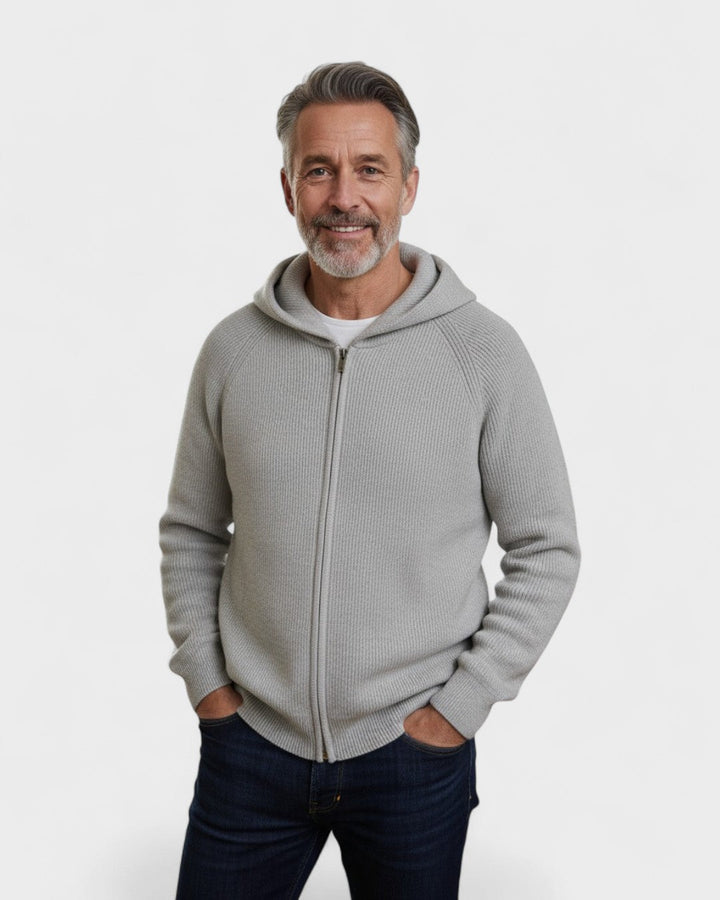 Tobias | Cardigan en laine mérinos