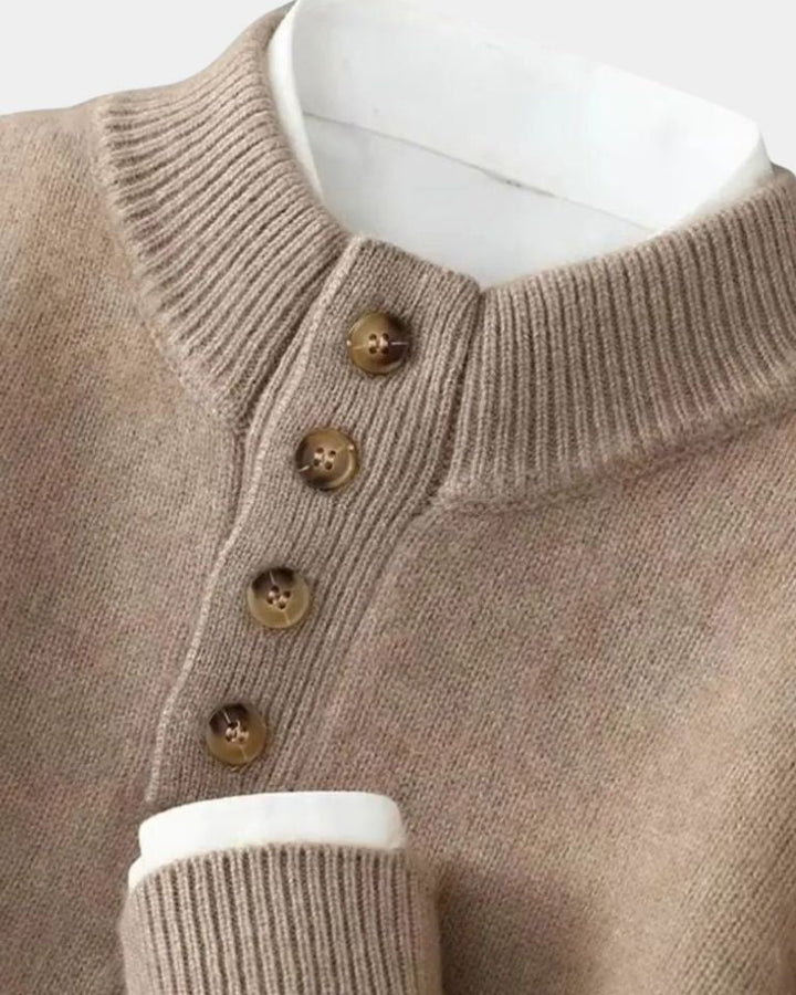 Valdemar | Manteau en Maille avec Ceinture