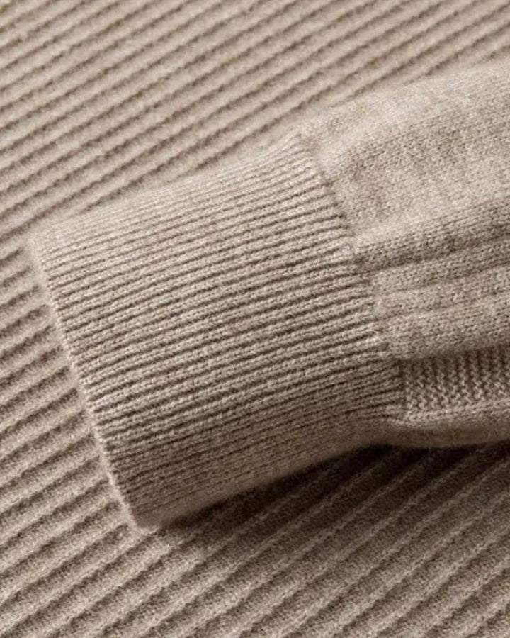 Vilhelm | Pull Basique avec Demi-Zip
