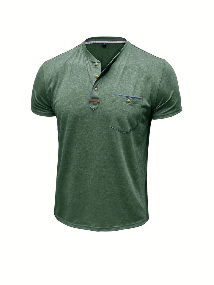 Geoffroy | T-shirt col rond élégant avec