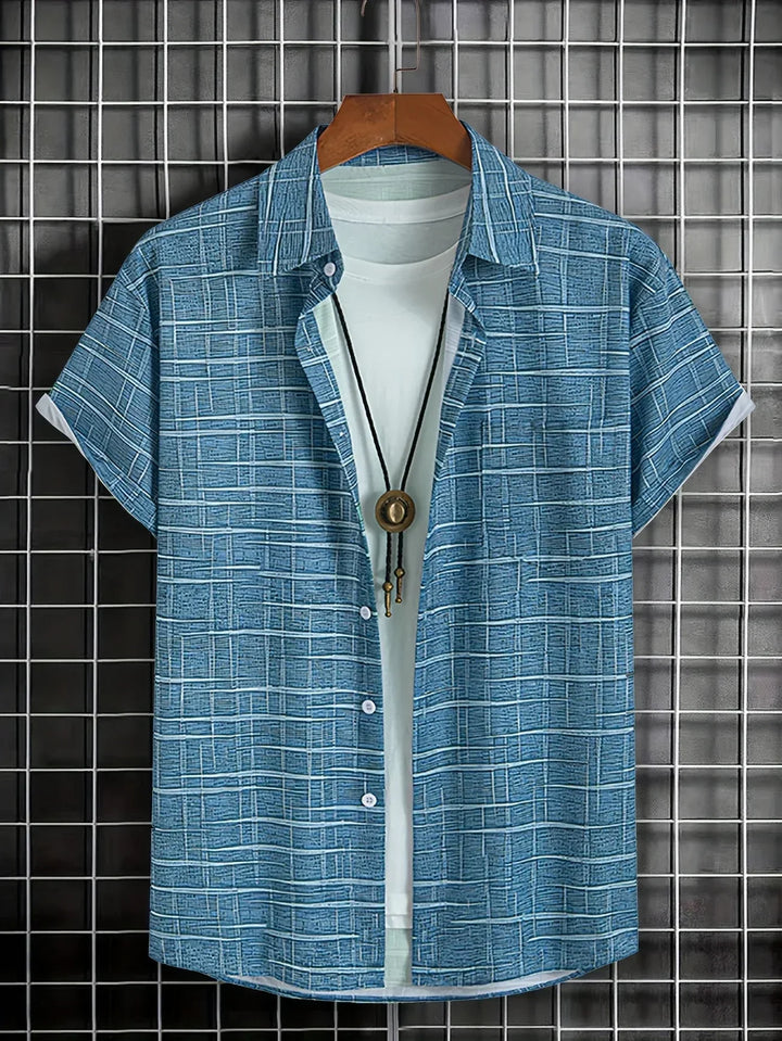Denis | Chemise élégante à motif rayé et à