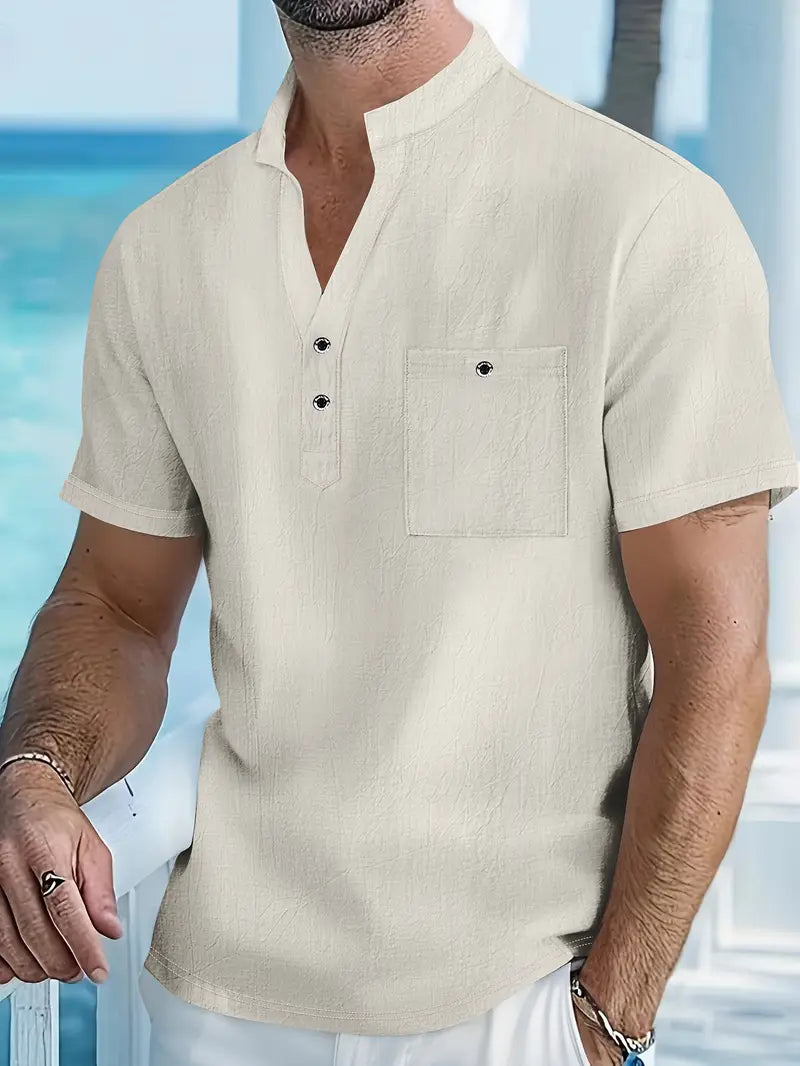Axel | Chemise élégante à manches courtes