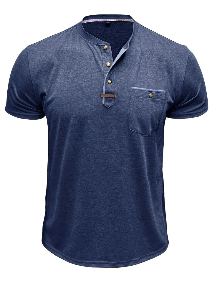 Geoffroy | T-shirt col rond élégant avec