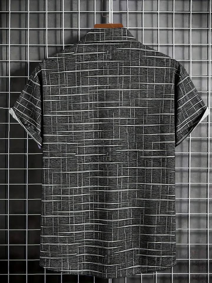 Denis | Chemise élégante à motif rayé et à