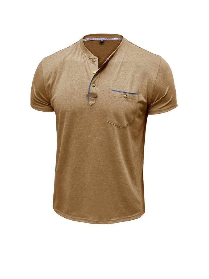 Geoffroy | T-shirt col rond élégant avec