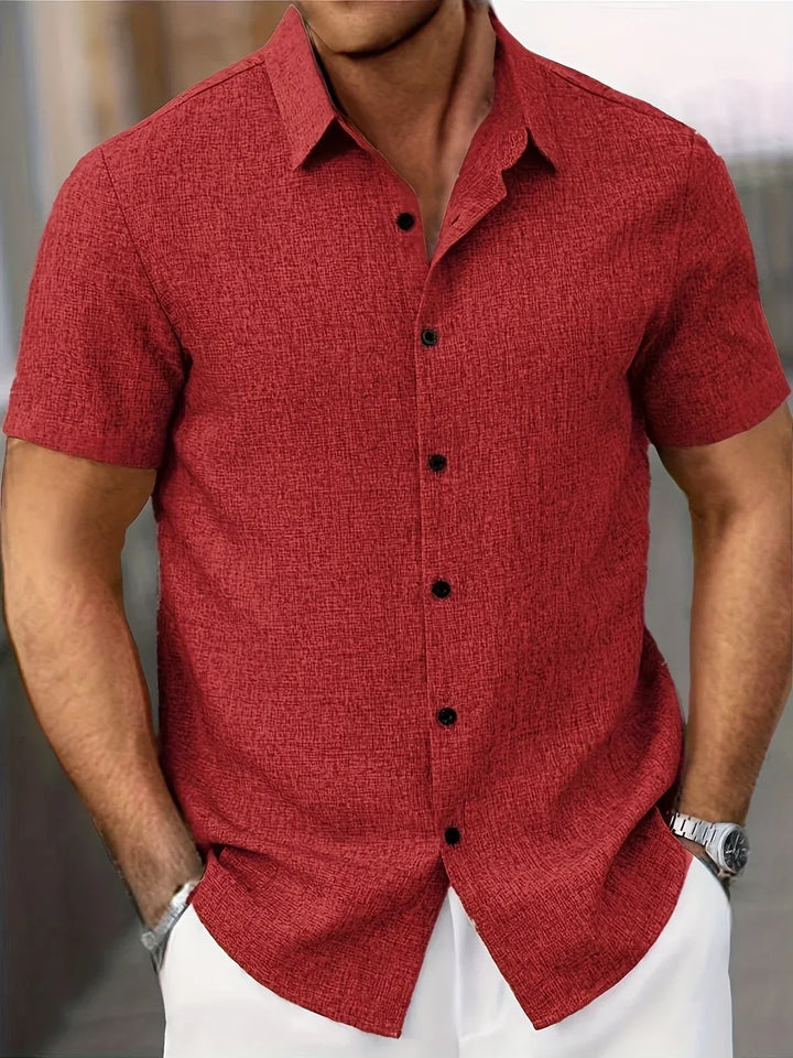 Adrien | Chemise légère à manches courtes en