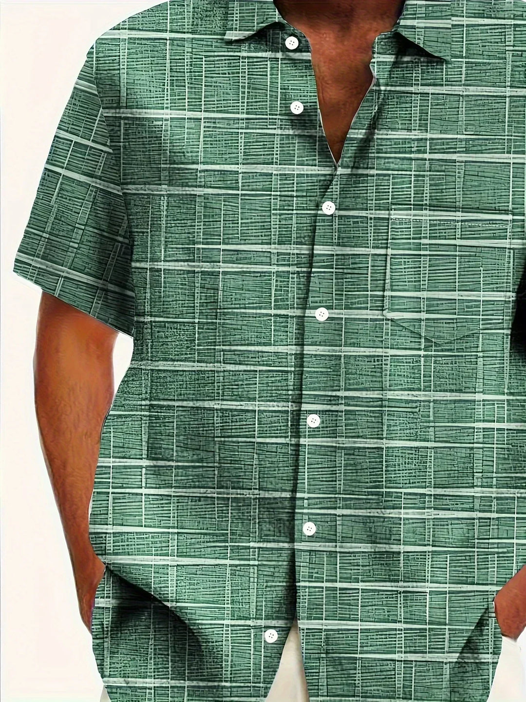 Denis | Chemise élégante à motif rayé et à
