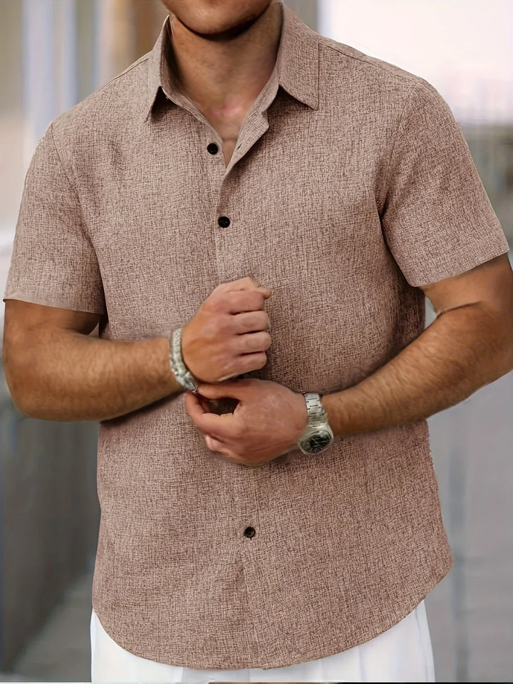 Adrien | Chemise légère à manches courtes en
